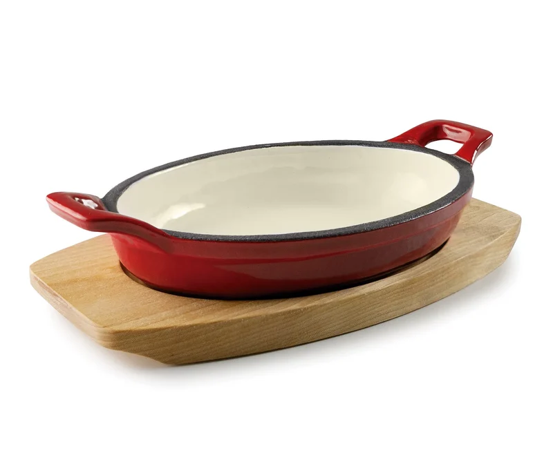 LACOR Mini-Auflaufform oval Magma Rot 25852