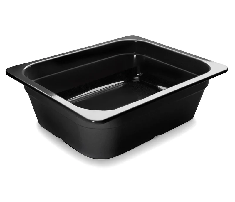 LACOR Wanne 1/2 Melamin Schwarz 66265J