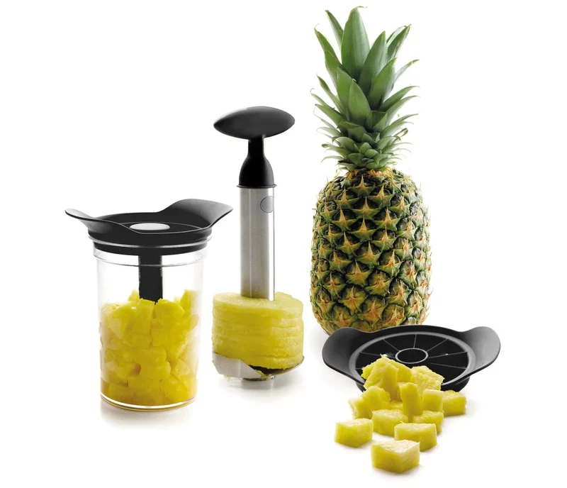 LACOR Ananas-Schneider- und Schäler-Set mit Basis 60393