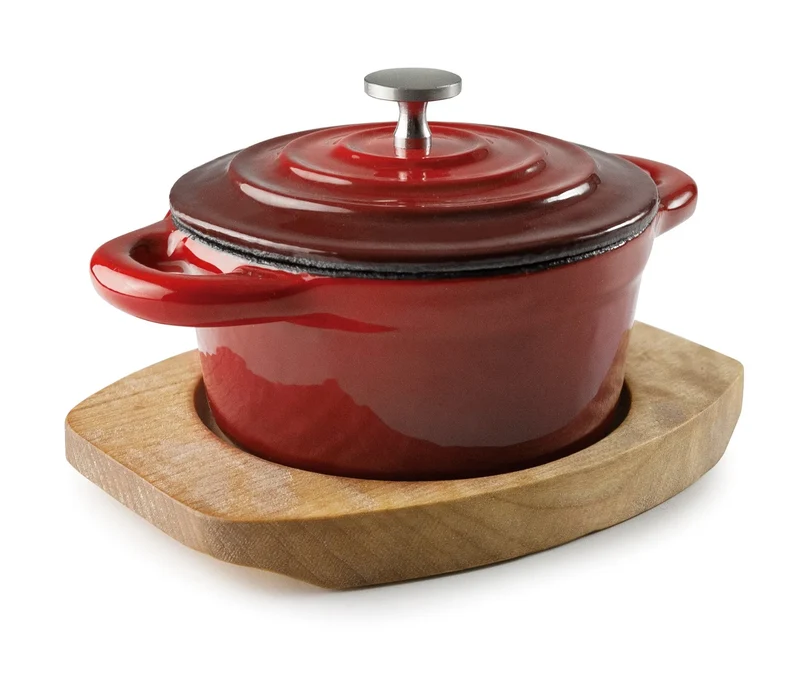 LACOR Mini-Rundtopf mit Deckel Magma Rot 25856