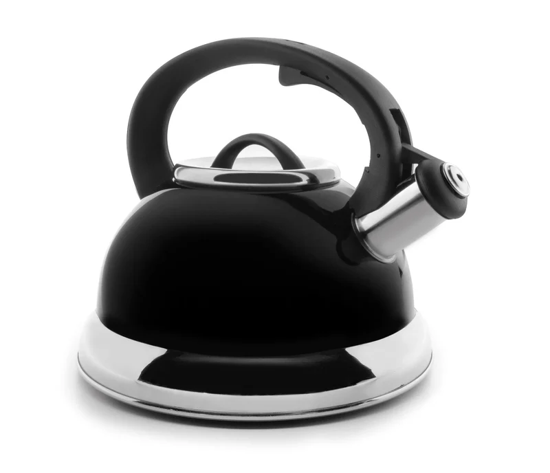LACOR Pfeifender Wasserkocher Black & White 68644