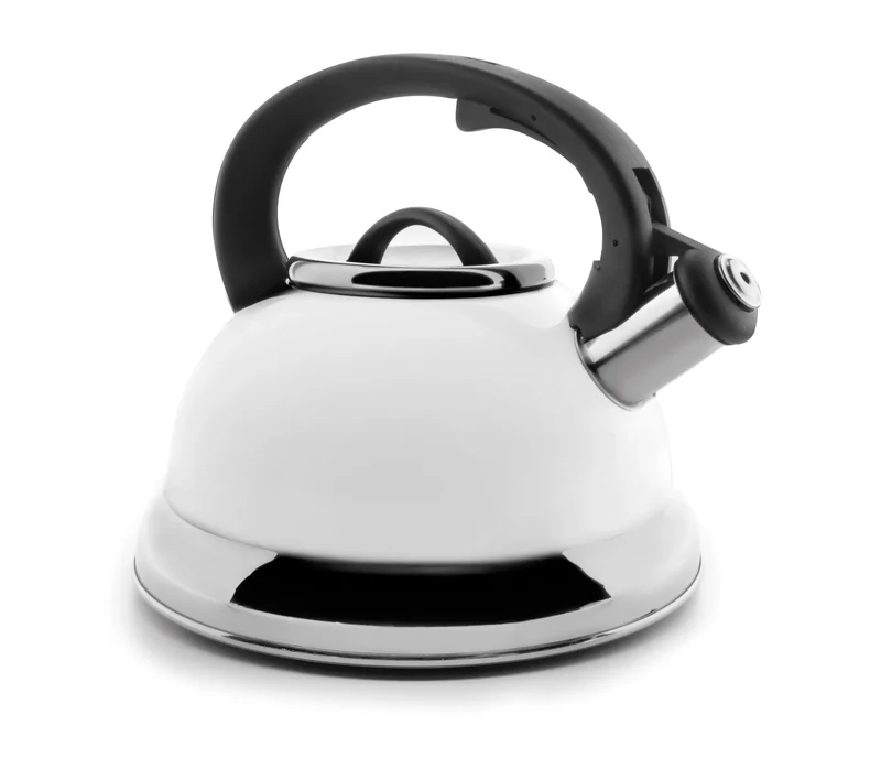LACOR Pfeifender Wasserkocher Black & White 68643