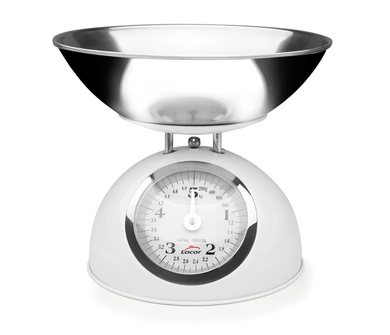 LACOR Mechanische Retro-Waage Weiß 61714