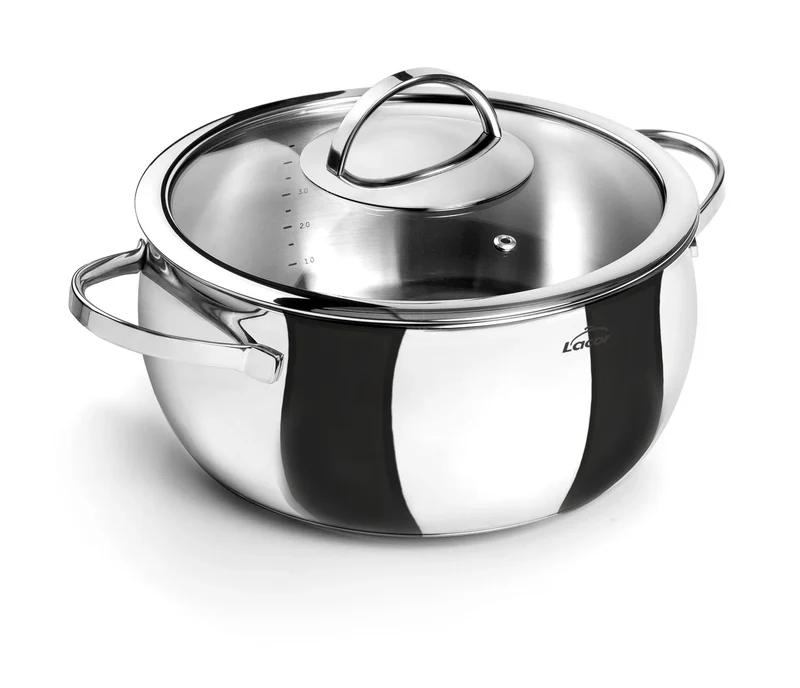 LACOR Kochtopf mit Deckel Belly 79016