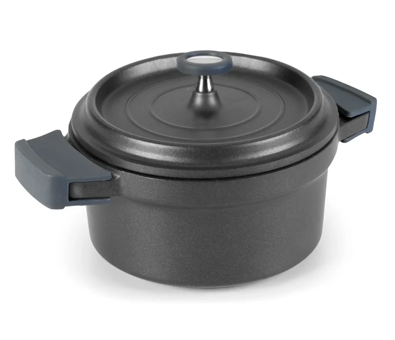 LACOR Kochtopf mit schwarzem Deckel Cocotte 25917