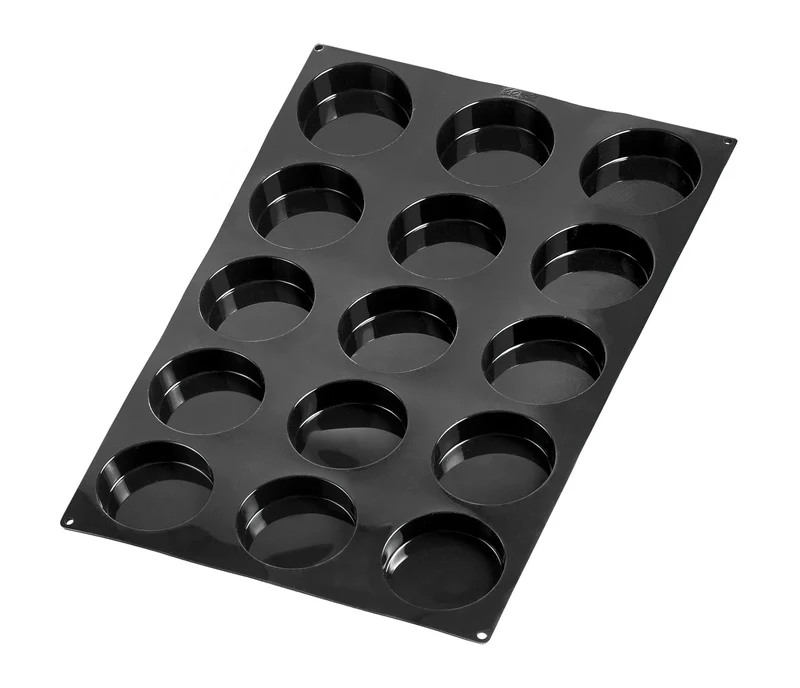 LACOR Florentina-Form 15 Mulden Schwarz 66748