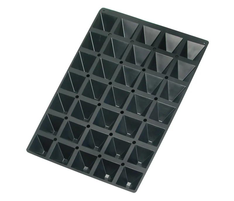 LACOR Pyramidenform 35 Mulden Schwarz 66768