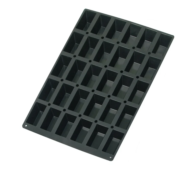 LACOR Mini-Kuchenform 30 Mulden Schwarz 66769