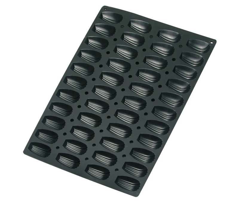 LACOR Madeleine-Form 44 Mulden Schwarz 66763