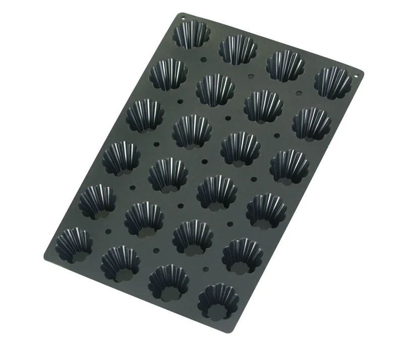 LACOR Briochette-Form 24 Mulden Schwarz 66760