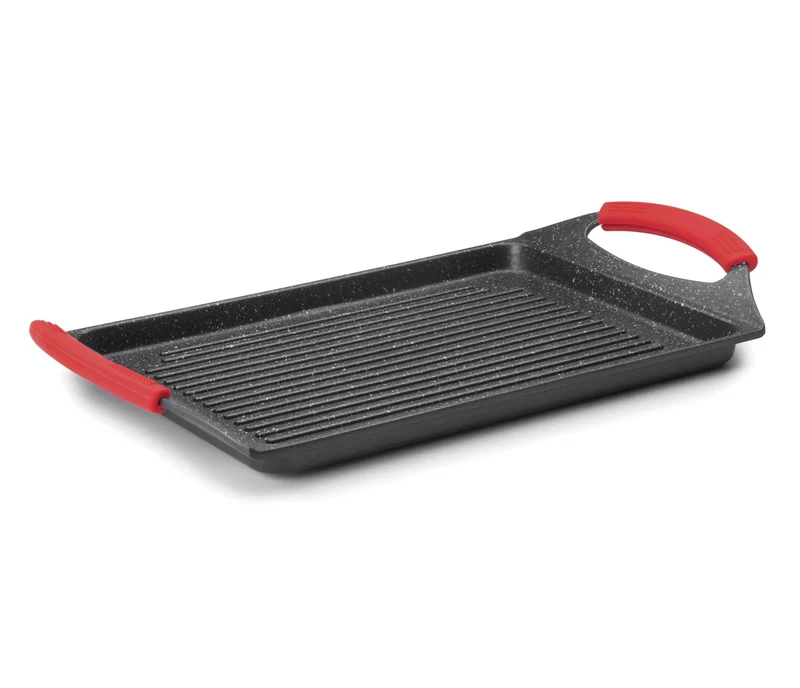 LACOR gerillte Plancha-Grillplatte Eco-Piedra 24134