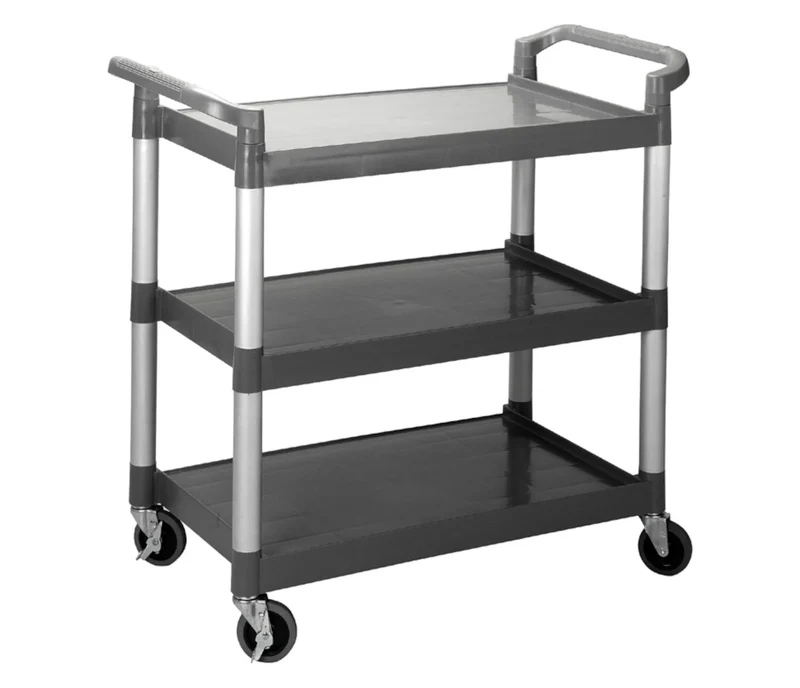 LACOR Servierwagen 3 Tabletts Schwarz 66353
