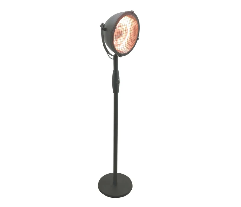 Lacor elektrischer Terrassenheizer Standgerät Schwarz 69414