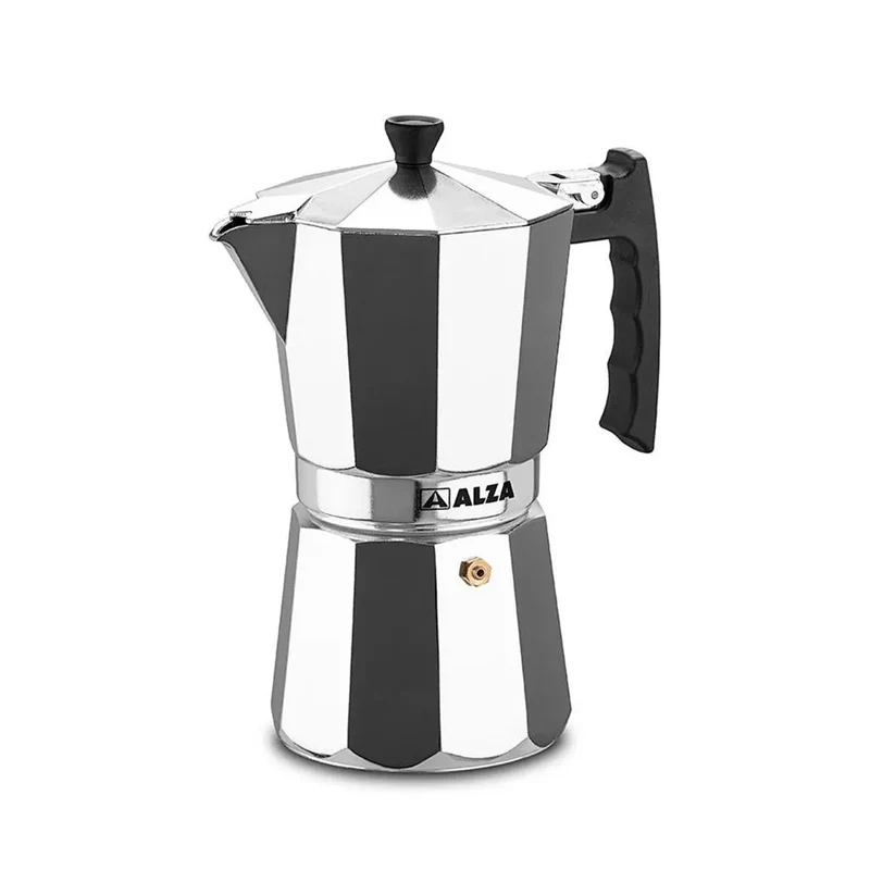 ALZA LUXE Kaffeekanne aus Aluminium für volle Induktion, 6 Tassen