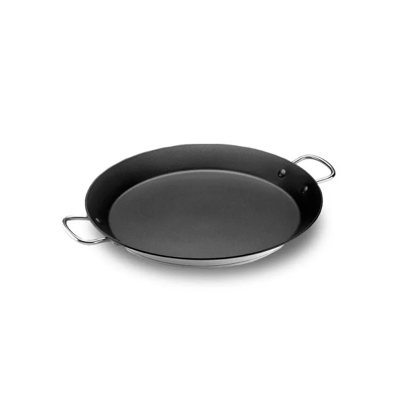 ALZA BASIC Paellapfanne Valenciana aus Edelstahl mit Antihaftbeschichtung 36 cm.
