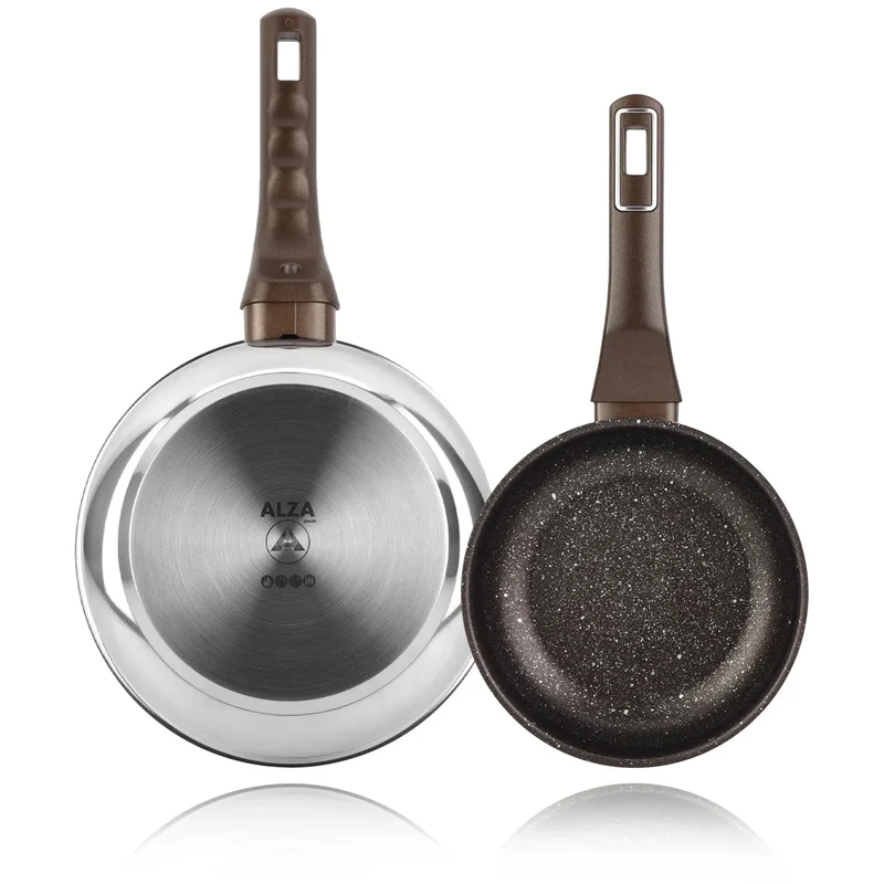 ALZA PETREA Set mit 2 Pfannen 18-24 cm.