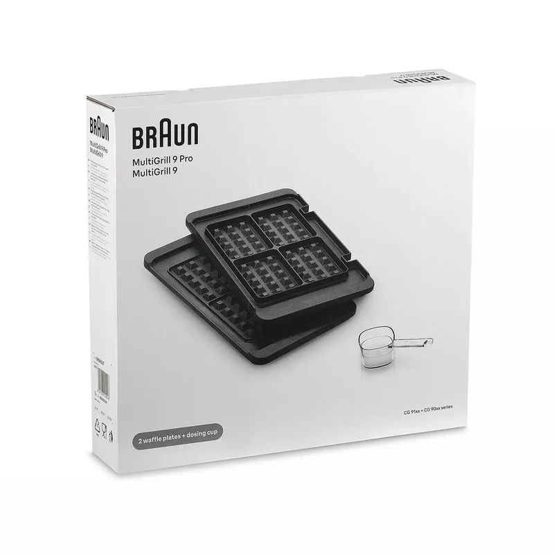 DeLonghi Braun Set der Platten für Waffeleisen Multigrill 9 AS00006348