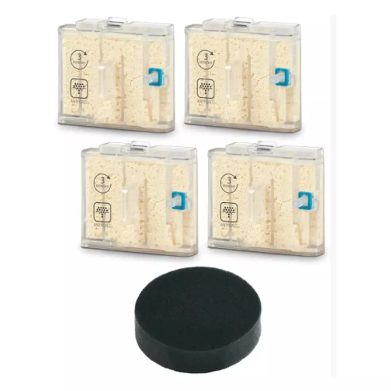 4 Kartuschenfilter + 1 Rowenta Vapor Clean & Steam Multi Staubsaugerfilter ZR850001
